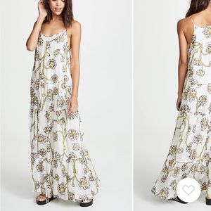 Diane Von Furstenberg silk floral maxi dress